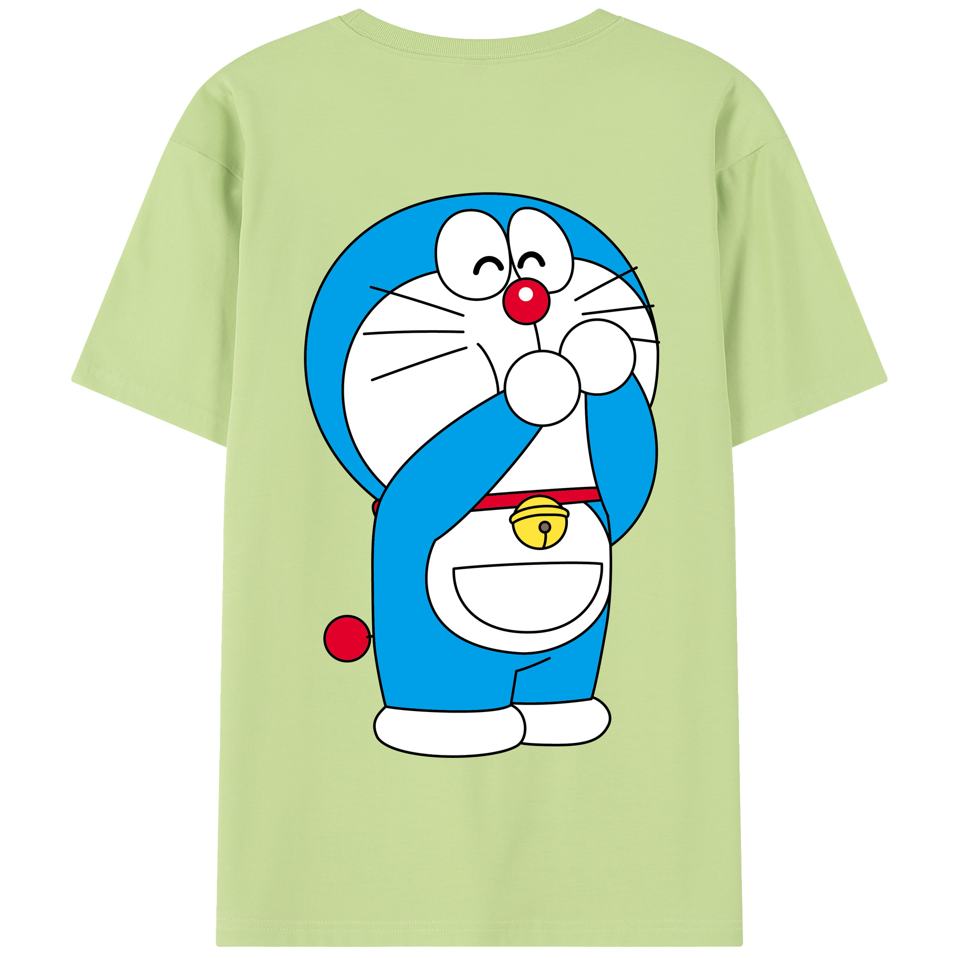 （画像用） ドラえもん Doraemon 綿100％半袖Tシャツ（背面プリント）